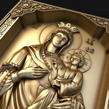 3D model Kazan Icon of the Mother of God (STL)